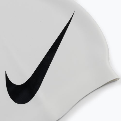 Nike Big Swoosh plaukimo kepuraitė balta NESS8163-100
