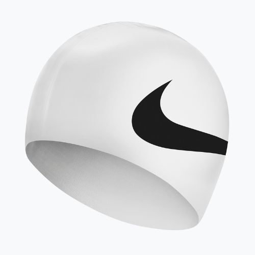 Nike Big Swoosh plaukimo kepuraitė balta NESS8163-100