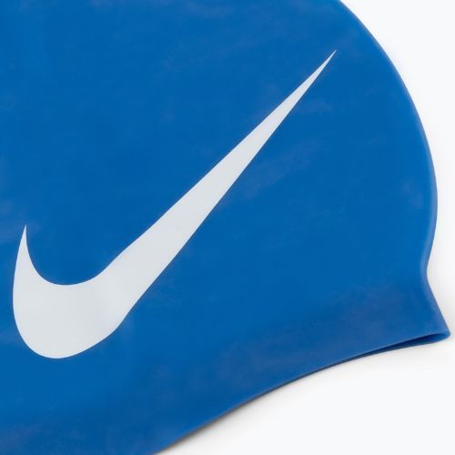 Nike Big Swoosh mėlyna plaukimo kepuraitė NESS8163-494