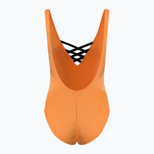 Moteriškas vientisas maudymosi kostiumėlis Nike Sneakerkini U-Back Peach Cream NESSC254-832