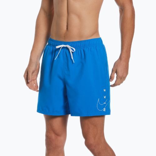 Vyriški "Nike Swoosh Break 5" Volley" maudymosi šortai mėlyni NESSC601-458