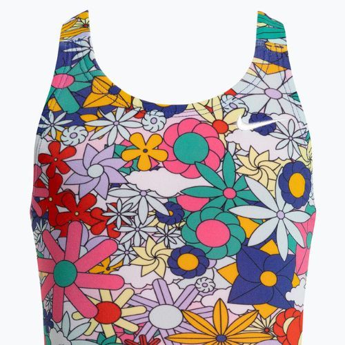 Nike Multiple Print Fastback Lapis spalvingas vientisas vaikiškas maudymosi kostiumėlis NESSC760-464