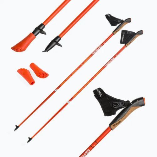 Gabel X-1.35 Active šiaurietiško ėjimo lazdos oranžinės 7009361151050