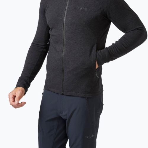 Vyriška trekingo striukė Rab Nexus Hoody black QFF-70