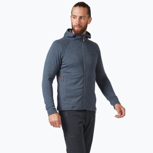 Vyriška trekingo striukė Rab Nexus Hoody pilka QFF-70