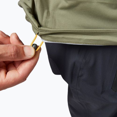 Rab Kinetic 2.0 vyriška striukė nuo lietaus chaki spalvos QWG-74