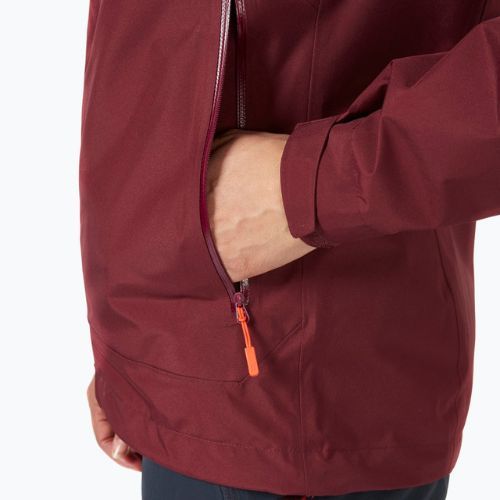 Rab Namche Paclite moteriška striukė nuo lietaus bordo spalvos QWH-60