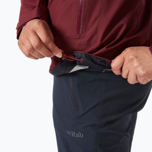 Rab Namche Paclite moteriška striukė nuo lietaus bordo spalvos QWH-60