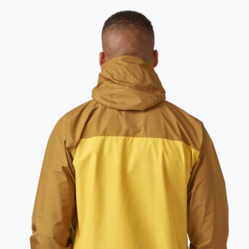 Rab Downpour Eco vyriška striukė nuo lietaus rudos spalvos QWG-82