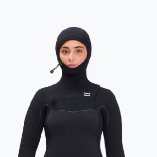 Moteriškas Billabong 5/4 Furnace Comp hidrokostiumas su gobtuvu midnight trails