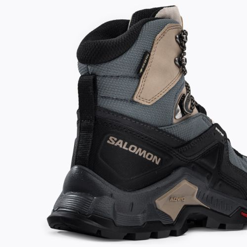 Moteriški trekingo batai Salomon Quest Element GTX black-blue L41457400