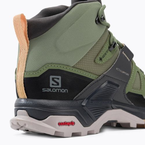 Moteriški trekingo batai Salomon X Ultra 4 MID GTX green L41625100