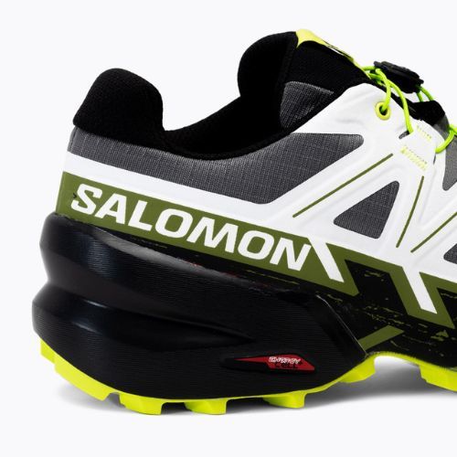 Salomon Speedrcross 6 juodai balti vyriški bėgimo bateliai L41738300