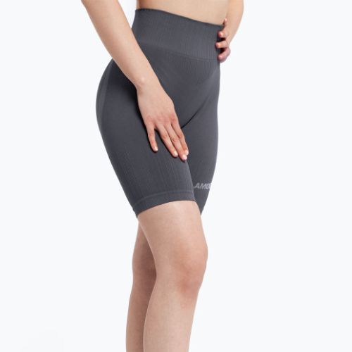 Moterų treniruočių baikeriai Gym Glamour Push Up Grey 404