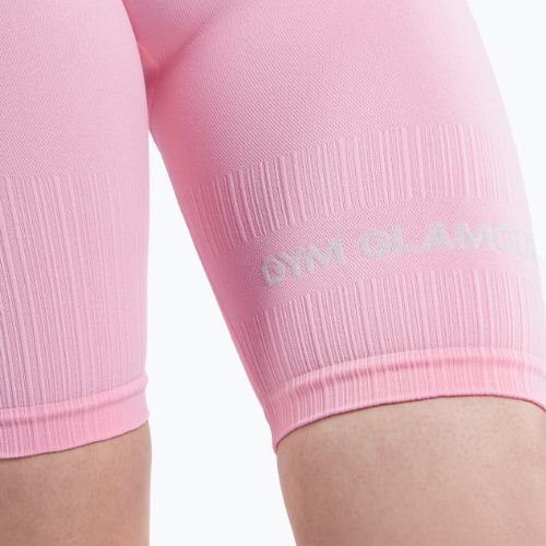 Moterų treniruočių baikerių sporto salė Glamour Push Up Candy Pink 410