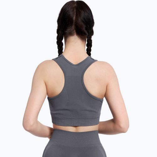 Treniruočių liemenėlė Gym Glamour Push Up grey