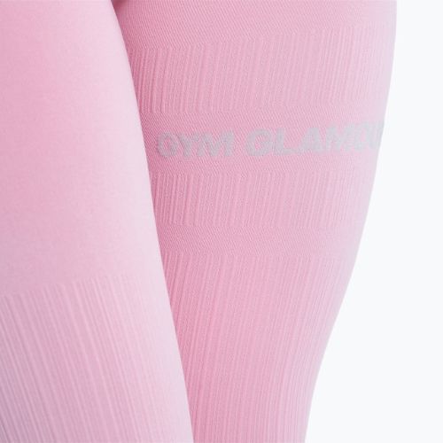 Moterų treniruočių antblauzdžiai Gym Glamour Push Up Candy Pink 408