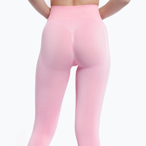 Moterų treniruočių antblauzdžiai Gym Glamour Push Up Candy Pink 408