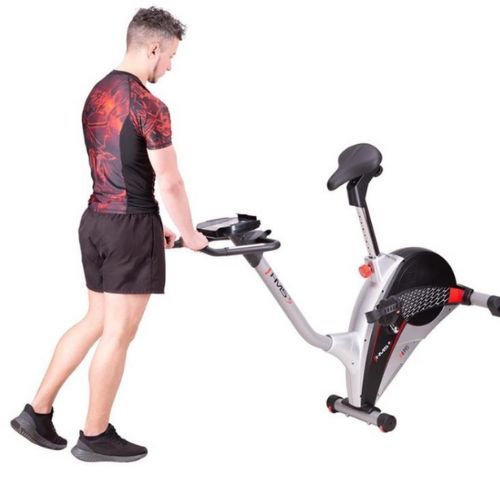 HMS stacionarus dviratis M6995 pilkai juodas 17-01-041