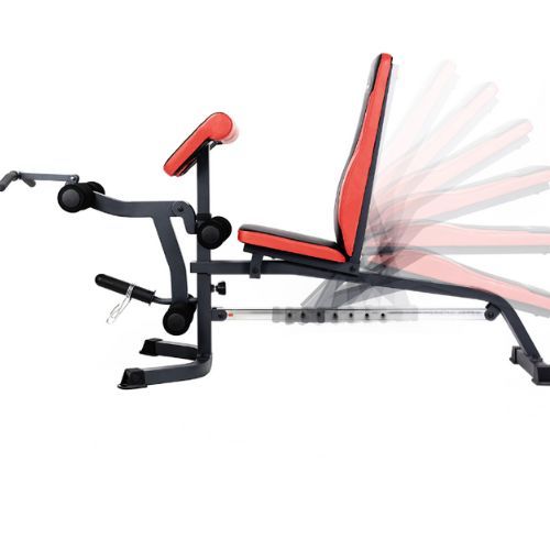 HMS treniruočių suolas LS3050 juodai raudonas 17-53-302