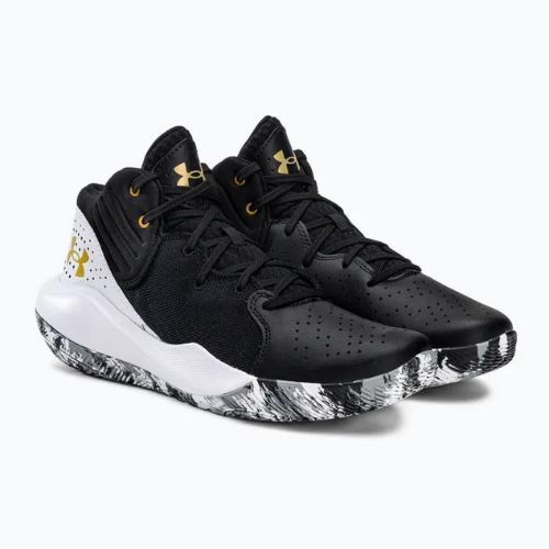 Under Armour juodai balti vyriški krepšinio bateliai Jet '21 3024260-006