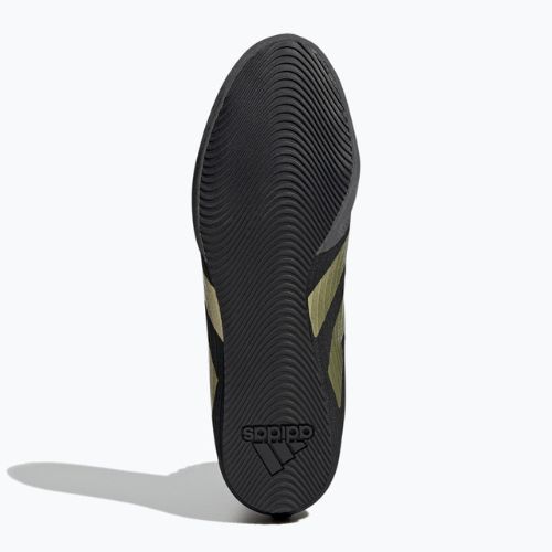 adidas Box Hog 4 bokso bateliai juodos ir auksinės spalvos GZ6116