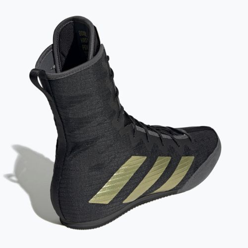 adidas Box Hog 4 bokso bateliai juodos ir auksinės spalvos GZ6116