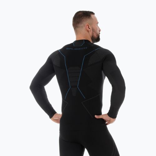 Vyriški termo megztiniai Brubeck LS13040A Thermo black/blue