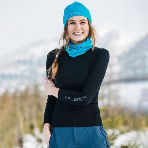 Moteriški termo megztiniai Brubeck LS15280 Extreme Thermo black