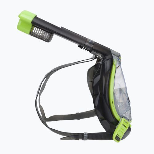 Mares Sea VU Dry + nardymo kaukė juodai žalia 411260