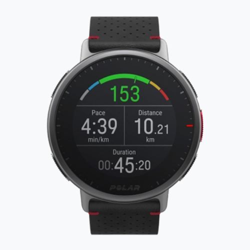 Polar juodai raudonas laikrodis Vantage V2 Shift