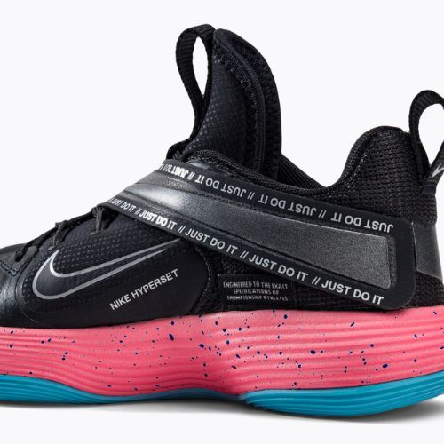 Nike React Hyperset SE tinklinio bateliai juoda/rožinė DJ4473-064