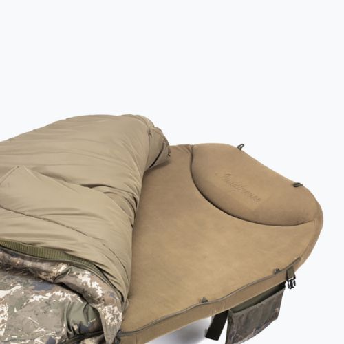 Nash Tackle Indulgence MF60 5 sezonų kompaktiška lova žalia T9450