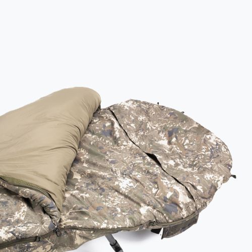 Nash Tackle Indulgence MF60 5 sezonų kompaktiška lova žalia T9450