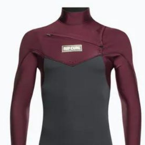Vyriškas plaukimo hidrokostiumas Rip Curl Dawn Patrol C/Zip 3/2 mm GB wine
