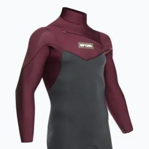 Vyriškas plaukimo hidrokostiumas Rip Curl Dawn Patrol C/Zip 3/2 mm GB wine