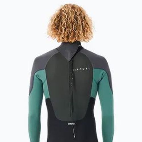 Vyriškos Rip Curl Omega B/Zip M 4/3 mm GB 8088 black/green plaukimo putos 138MFS