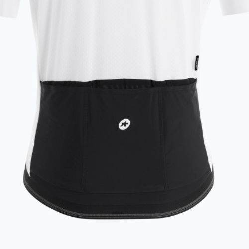 ASSOS Mille GT C2 EVO vyriški dviratininkų marškinėliai balti