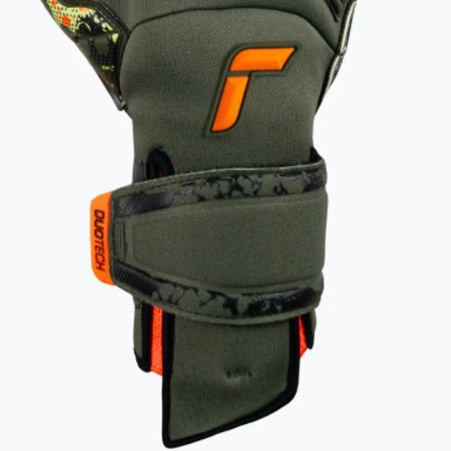 Reusch Attrakt Duo Evolution Adaptive Flex vartininko pirštinės žalios 5370055-5555