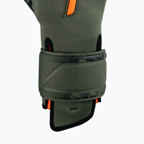 Reusch Pure Contact Gold X Adaptive Flex vartininko pirštinės žalios 5370015-5556