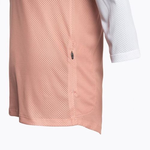 Moteriški dviračių marškinėliai POC MTB Pure 3/4 rock salt/hydrogen white