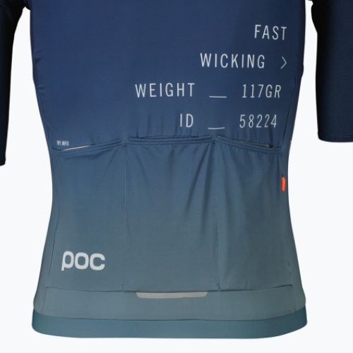 Vyriški POC Pristine Print gradientiniai dviratininkų marškinėliai turmaline navy