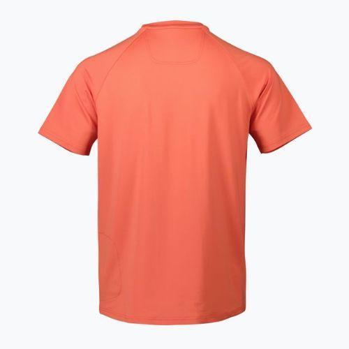 Vyriški dviratininkų marškinėliai POC Reform Enduro Tee ammolite coral
