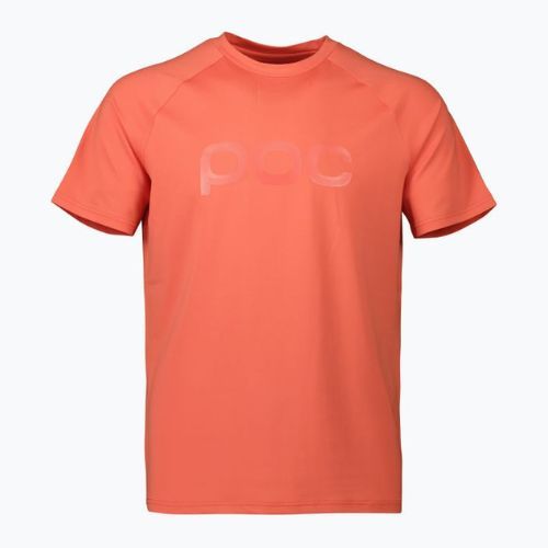 Vyriški dviratininkų marškinėliai POC Reform Enduro Tee ammolite coral