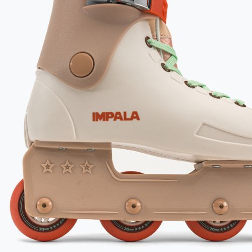 Moteriški IMPALA Lightspeed riedučiai baltos ir smėlio spalvos IMPINLINE1
