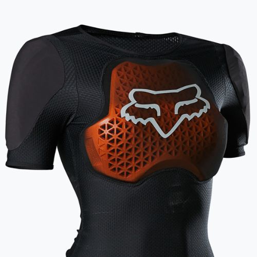 Moteriški dviratininkų marškinėliai su apsaugomis Fox Racing Baseframe Pro SS black 28961_001