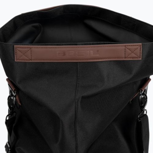 Krepšys dviračiui Basil Bloom City Shopper 16 l juodas