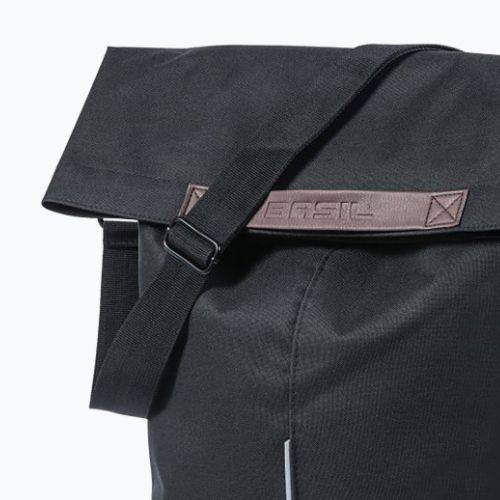 Krepšys dviračiui Basil Bloom City Shopper 16 l juodas