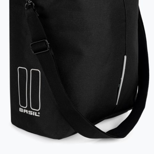 Krepšys dviračiui Basil Bloom City Shopper 16 l juodas