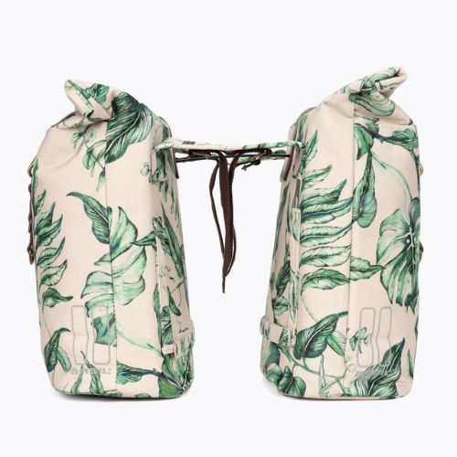 Basil Ever-Green Dvigubas dviračių krepšys 32 l sandshell beige